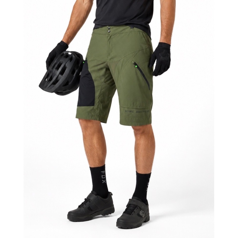 Gore Bike Wear Mens Size XL Olive Mountain Biking Shorts Technical Active Trail